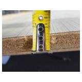 8x4 ft Gray Wood Laminated Solid Surface Sheet -  Quantity of 2