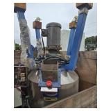 Industrial Baldor Motor with Casters Assembly - Retail: $1,200