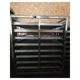 Commercial Stainless Steel Perforated Drying Rack System - Retail: $1,200