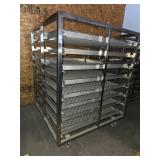 Commercial Stainless Steel Perforated Drying Rack System - Retail: $1,200