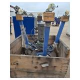 Industrial Baldor Motor with Casters Assembly - Retail: $1,200