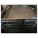 Commercial Stainless Steel Perforated Drying Rack System - Retail: $1,200