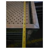 Commercial Stainless Steel Perforated Drying Rack System - Retail: $1,200