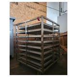 Commercial Stainless Steel Perforated Drying Rack System - Retail: $1,200