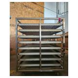 Commercial Stainless Steel Perforated Drying Rack System - Retail: $1,200
