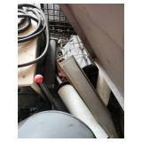 Bin of Industrial Metal Storage Cage with Electrical Components - Retail: $250