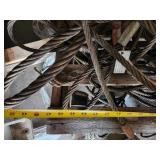 Large Industrial Steel Wire Rope Collection - Retail: $350