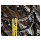 Large Industrial Steel Wire Rope Collection - Retail: $350