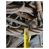 Large Industrial Steel Wire Rope Collection - Retail: $350