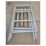 Industrial Steel Frame Assembly with Hydraulic Cylinders - Retail: $450