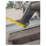 Industrial Steel Frame Assembly with Hydraulic Cylinders - Retail: $450