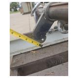 Industrial Steel Frame Assembly with Hydraulic Cylinders - Retail: $450
