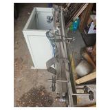 Industrial Belt Conveyor System with Control Cabinet - Retail: $1,200