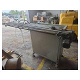Industrial Belt Conveyor System with Control Cabinet - Retail: $1,200