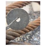 Industrial Steel Wire Rope Slings with Tag - Retail: $150