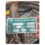 Industrial Steel Wire Rope Sling - Retail: $150