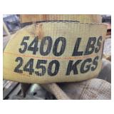 Heavy Duty Industrial Lifting Straps - 5400 kg Capacity - Retail: $250