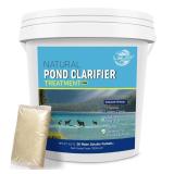 LMJP Pond Clarifier Treatment â 36 Packets Natural Pond Water Clear for Outdoor Lakes â Beneficial Enzymes to Improve Water Clarity & Eliminate Odor â Treats Up to 432,000 Sq Ft
