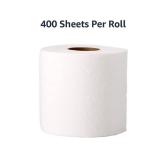 AmazonCommercial 2-Ply Ultra Plus Toilet Paper/Bath Tissue, Septic Safe, FSC Certified, Unscented, 400 Sheets per Roll, Individually Wrapped Rolls