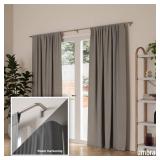Umbra Twilight Curtain Rod Set â Wrap Around Design Ideal for Blackout or Room Darkening Panels, 28 to 48 Inches, Nickel