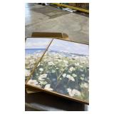 Anyzal Farmhouse Floral Wall Art Framed Coastal Wildflower Wall Decor Flower Painting 16x24 Inch Set of 3 for Living Room Bedroom Dining Room