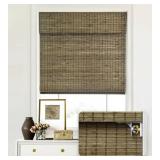 LazBlinds No Tools No Drill Cordless Bamboo Roman Shades, Privacy Window Treatment, Roll Up Bamboo Blinds for Windows 31