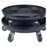 SKAFORZ Plant Caddies with Wheels 16inches 2 Pcs, Heavy Duty Plant Stand with Wheels (Lockable Wheels Included) for Garden Planter Pot Indoor Outdoor Flowerpot Tray