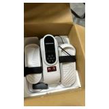 DamKee Under Desk Elliptical Exercise Machine, Electric Leg Exerciser As Seen On TV, 12 Speed Foot Exerciser While Sitting for Seniors, Portable Mini Seated Pedal Exerciser for Home Office