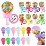 Maxdot 24 Set Bow Lollipop Candy Boxes Cute Kitty Kawaii Bow Candy Party Favors Summer Cartoon Cat Kitten Theme Birthday Party Supplies Goodie Gift Bag Sleepover Slumber Carnival Decorations
