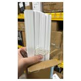 Taplzmg 1\" Cordless Mini Blinds, White Vinyl Light Filtering Blinds, 20\" W x 72\" H, Ideal for Indoor Windows, Office, Kitchen, Bathroom & Living Room