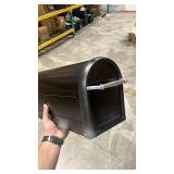 Architectural Mailboxes Chadwick Galvanized Steel Post Mount Mailbox, 8950B-10, Black, Medium Capacity