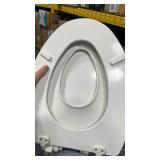 Mayfair NextStep2 Slow-Close Toilet Seat with Built-In Toddler Potty Training Seat, Removable, White, Elongated