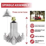 42 Inch 130794 Spindle Assembly for Craftsman LT1000 Husqvarna Poulan with 129861 Pulley with 173437 Idler with 134149 Blade with 21547026 Belt Lawn Mower Deck Rebuild Kit