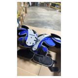Riddell Pursuit Youth Shoulder Pad, Large , Blue/Gray