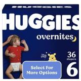 Huggies Overnites Nighttime Diapers  Size 6  36 Ct (Select for More Options)