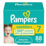 Pampers Swaddlers Diapers Size 7  88 Count (Select for More Options)