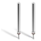 3/4\" Boat Seat Pin Post (2-Pack, 16\"), Lock-in Style Non-Threaded Pedestal Post for Marine Boat Seat Mounting, Aluminum Extension Pole for Pontoon, Fishing Boat, Bass Boat, and More