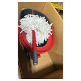 O-Cedar EasyWring Microfiber Spin Mop, Bucket Floor Cleaning System, Red, Gray, Standard