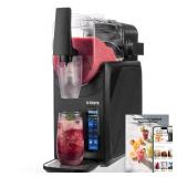 U-Taste Frozen Drink Slushie Machine: 88 oz Rapid-Cool Margarita Slushy Maker, 12-Hours Runnig, Self-Cleaning, 5 Preset Programs: Slushie, Frappe, Milk Shake, Cocktail, Wine-Mold for Home Party -Black