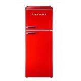 Galanz 24 in. 10 cu. ft. Retro Top Freezer Refrigerator, Hot Rod Red, Frost Free, Energy Star - Retail: $599