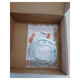 WAC Lighting Square 7  1-Light 3000K Energy Star Aluminum Flush Mount in White