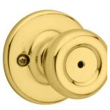 Kwikset 300T-3V1 Tylo Knob Privacy in Bright Brass