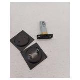 Kwikset 334Sqt Square Passage Hall/Closet Pocket Door Lock - Black