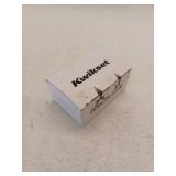 Kwikset 334Sqt Square Passage Hall/Closet Pocket Door Lock - Black