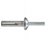 Nail Anchor - 1/4 x 1-1/2  - Mushroom Head - Zamac Alloy Body - Carbon Steel Nail - Pkg of 100
