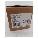 Kwikset Regina Knob Half Dummy in Satin Nickel - Retail: $19