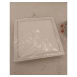 WAC Lighting Square 7  1-Light 3000K Energy Star Aluminum Flush Mount in White - Retail: $64