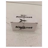 Kwikset 334Sqt Square Passage Hall/Closet Pocket Door Lock - Black - Retail: $32