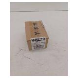 Liberty 3 W in. Heavy Duty Coat And Hat Hook - Flat Black - 10 pack
