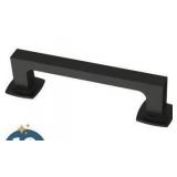 12-Pack 3-3/4 in. (96 mm) Classic Matte Black Cabinet Drawer Pulls